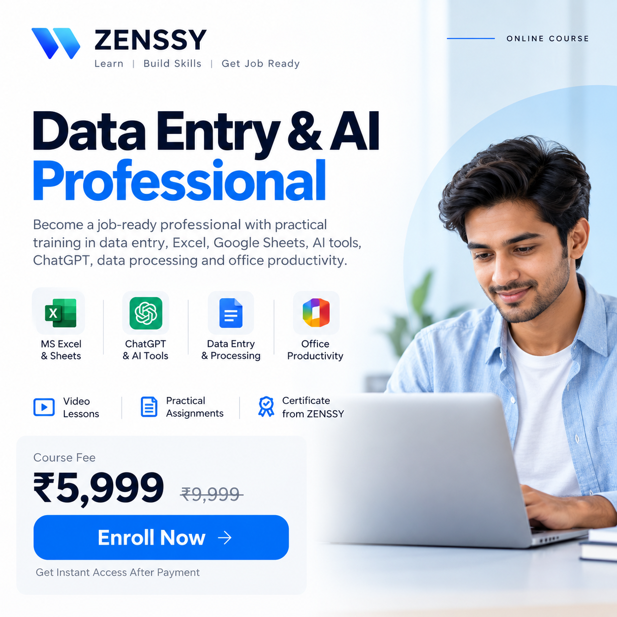ZENSSY Data Entry & AI Professional